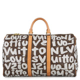 LOUIS VUITTON Keepall ArgentM92197 Monogram?Graffiti Size 50