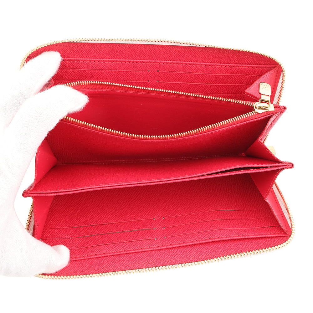 LOUIS VUITTON Zippy Wallet LV × TM WhiteM14240 Monogram Cherry