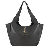 SAINT LAURENT PARIS LE 5 7 BEA Le Cincassette Bear Tote Bag Black763435 Deer Leather