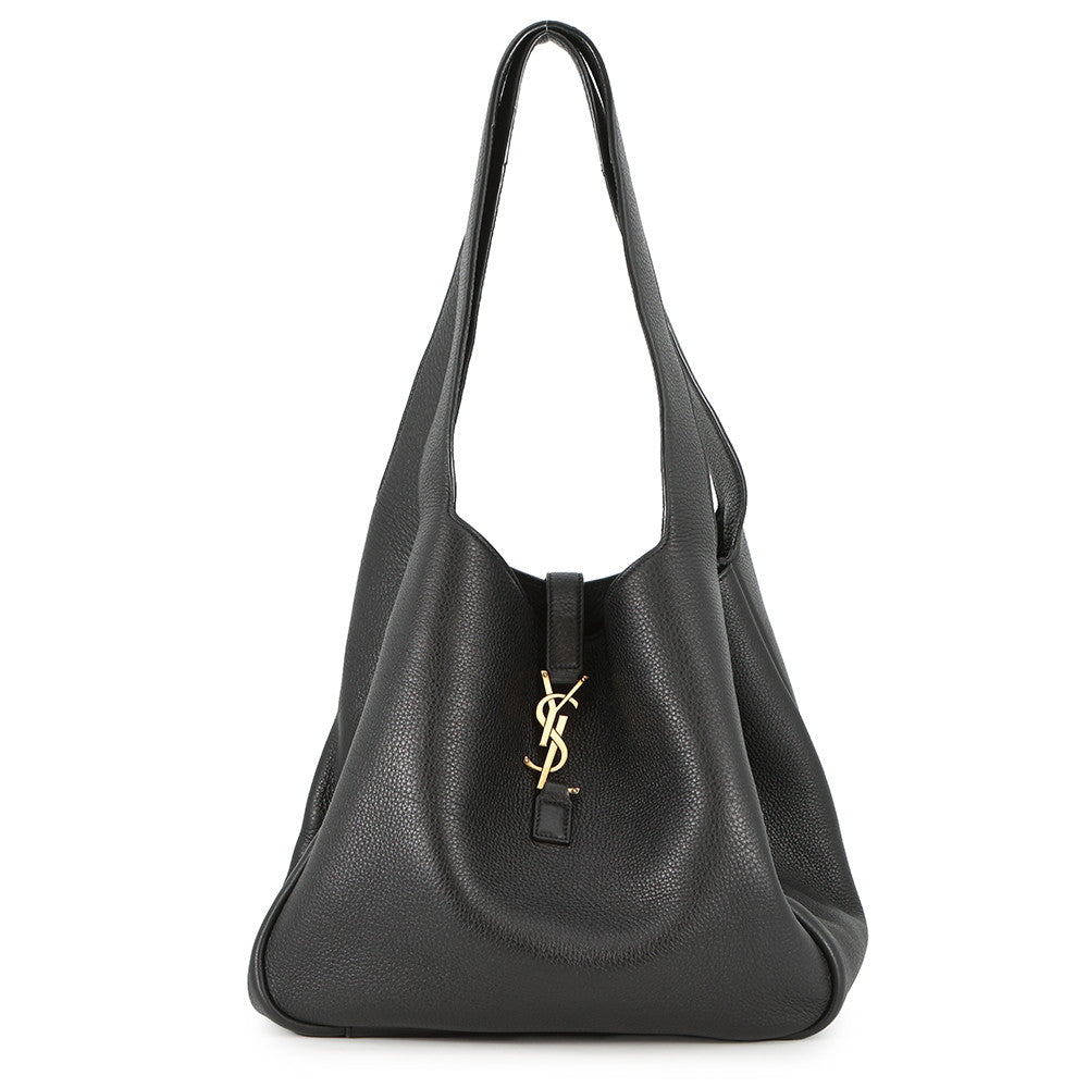 SAINT LAURENT PARIS LE 5 7 BEA Le Cincassette Bear Tote Bag Black763435 Deer Leather