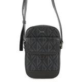 Dior CD Diamond Hit the Road Vertical Pouch Shoulder Bag Black2ESCA415CDP_H43E PVC Leather