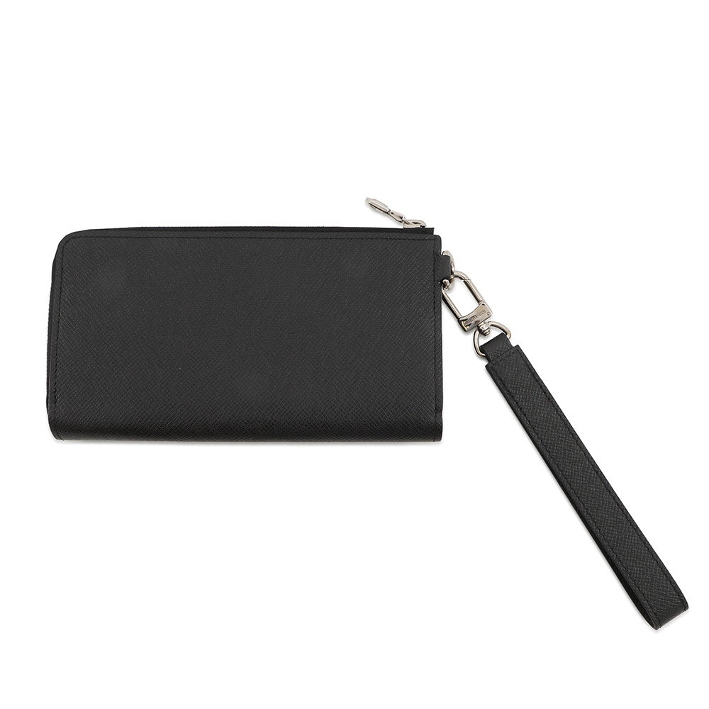LOUIS VUITTON Zippy Dragonne ArdoiseM69409 Taiga Leather