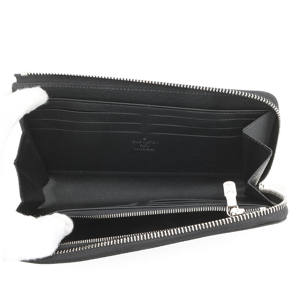 LOUIS VUITTON Zippy Dragonne ArdoiseM69409 Taiga Leather