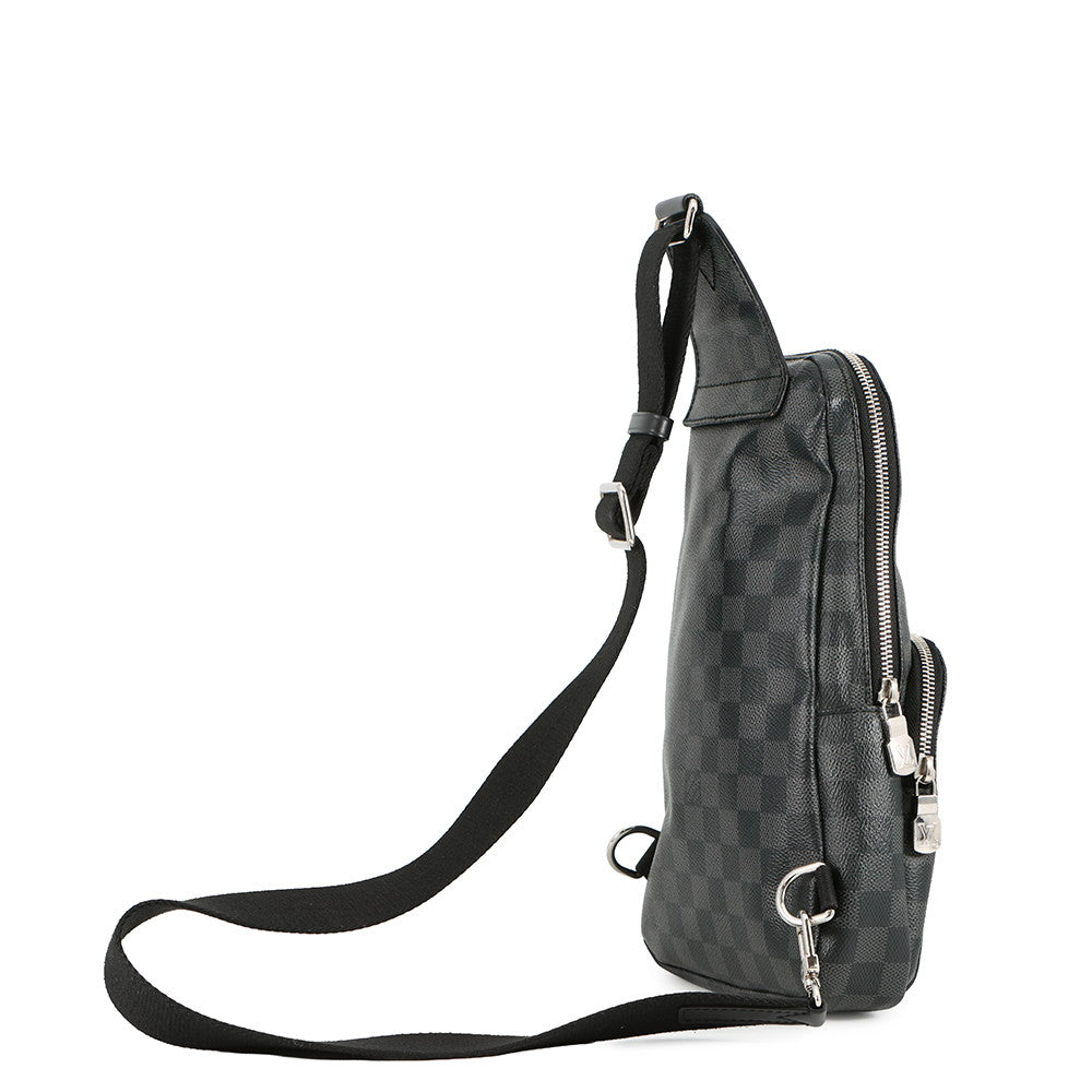 LOUIS VUITTON Avenue Sling Bag NoirN41719 Damier Graphite