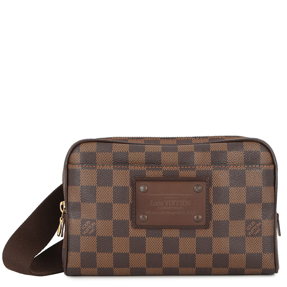 LOUIS VUITTON Bum Bag Brooklyn BrownN41101 Damier Ebene Canvas