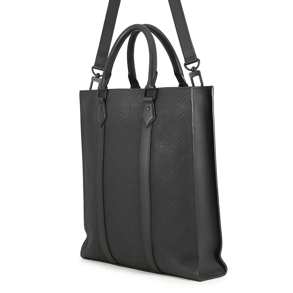 LOUIS VUITTON Sac Plat NoirM21866 Monogram?Taurillon