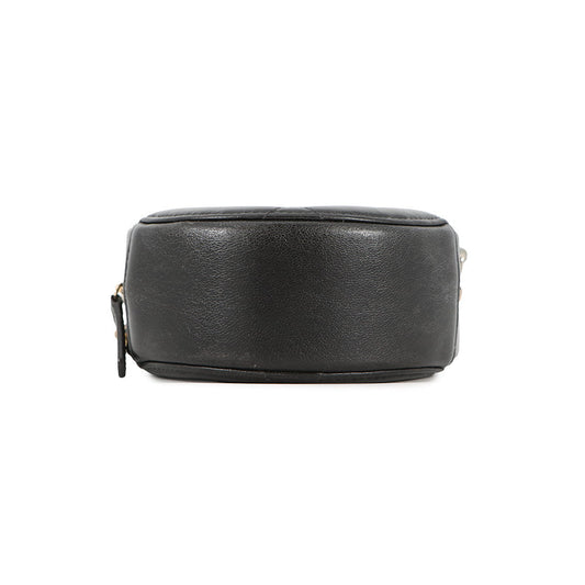 CHANEL CHANEL19 Round Chain Shoulder BlackAP0945 Lambskin