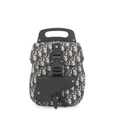 Dior Gallop Oblique Jacquard Backpack Beige/Black1ADBA011YKY Canvas Leather