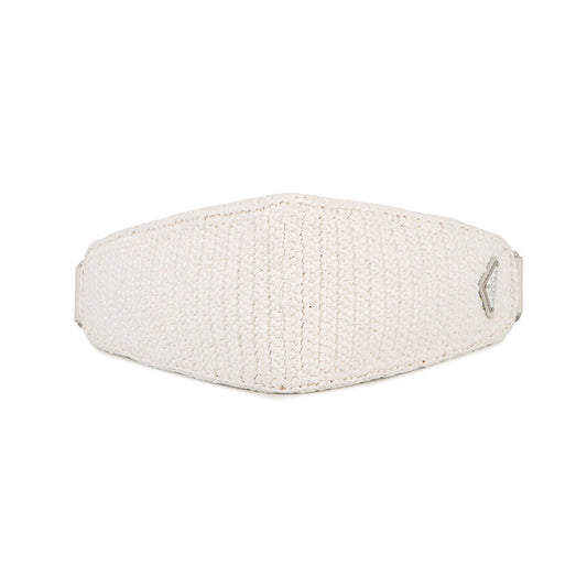 PRADA Triangle Shoulder Bag White1BH190 Raffia