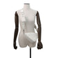 PRADA Triangle Shoulder Bag White1BH190 Raffia