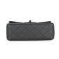CHANEL Mini Matelasse Single Chainshoulder Bag Gray BlackA69900 Lambskin Size 20