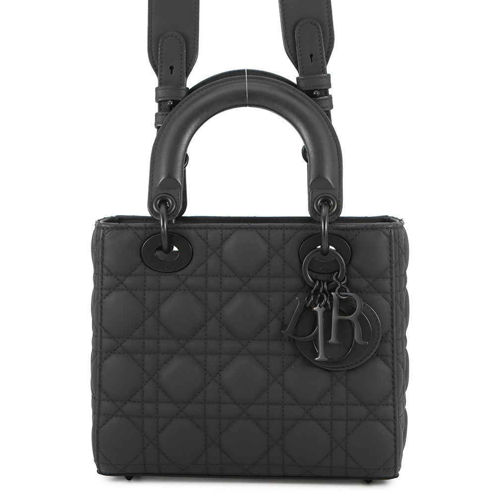 Dior Lady Dior My ABCDior BlackM0538SLOI_M989 Calf Leather Size Small