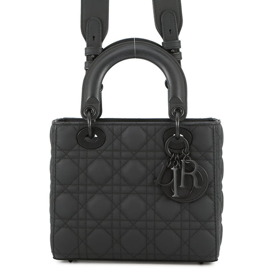Dior Lady Dior My ABCDior BlackM0538SLOI_M989 Calf Leather Size Small