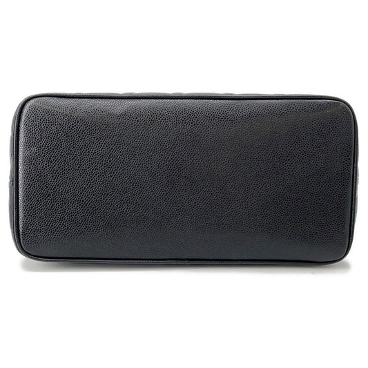 CHANEL Medallion Tote BlackA01804 Caviar Leather
