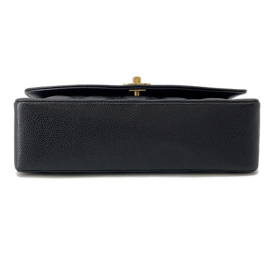 CHANEL Diana Chain Shoulder Bag BlackA01165 Caviar Leather Size 25