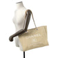 CHANEL Deauville Tote Bag BeigeA67001 Canvas Size MM