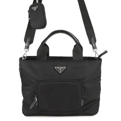 PRADA 2way Tote Bag Black1BG354 Nylon