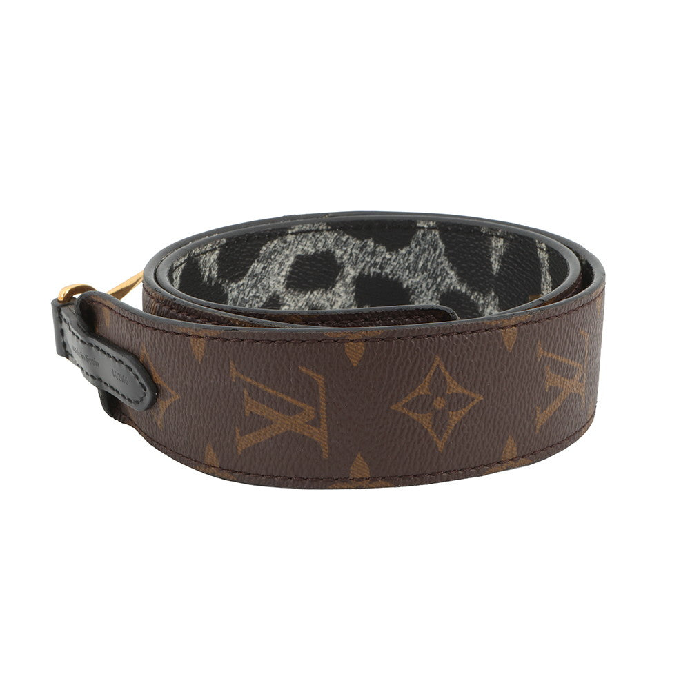 LOUIS VUITTON Shoulder Strap Brown/Noir/WhiteJ02289 Monogram