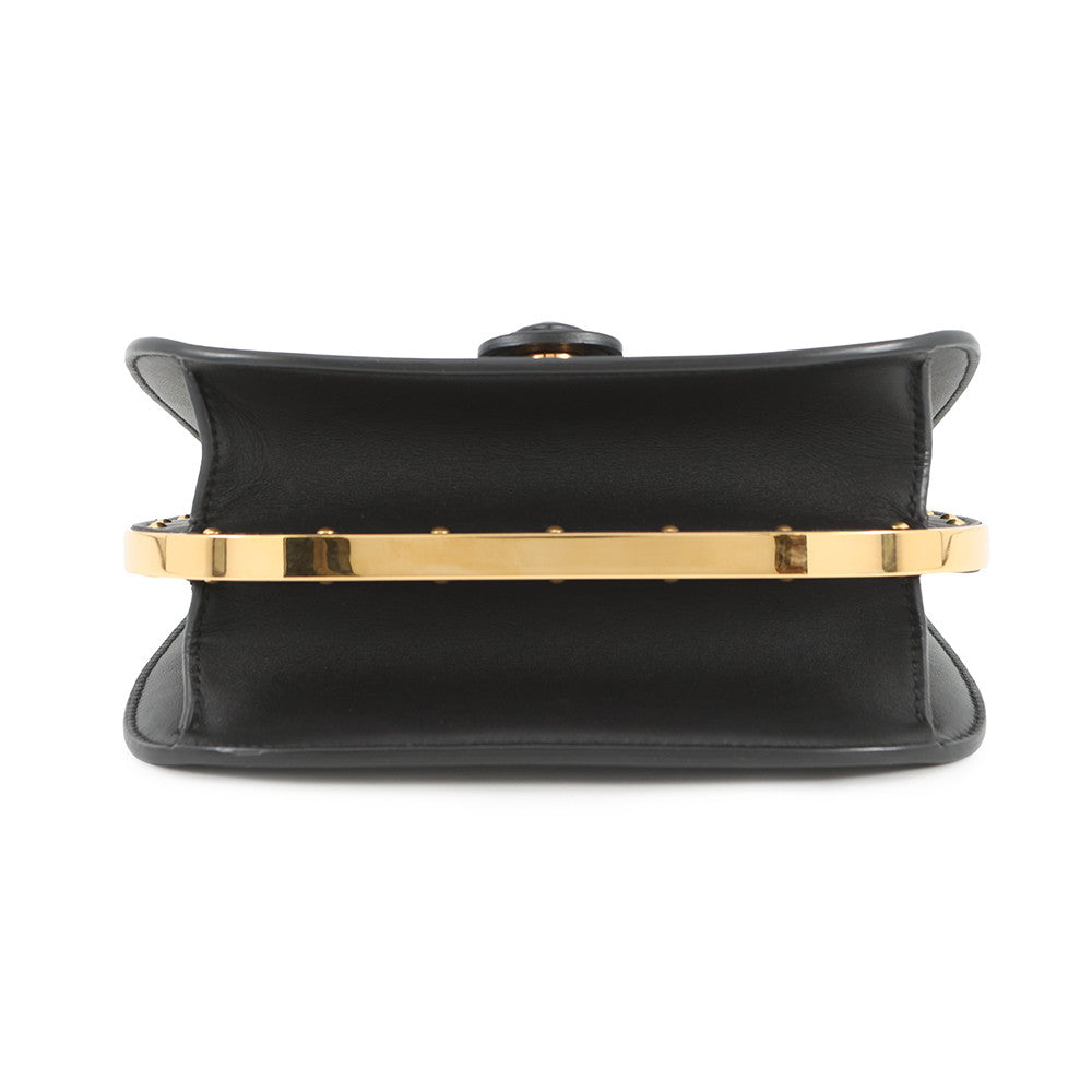 Dior Bobby Frame Shoulder Bag BlackM9333UMOF Leather Size Medium