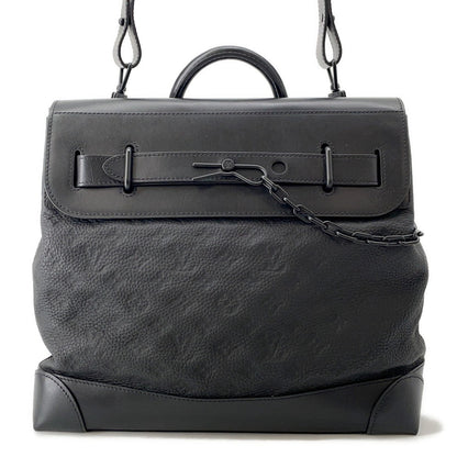 LOUIS VUITTON Steamer NoirM55701 Monogram?Taurillon Size PM