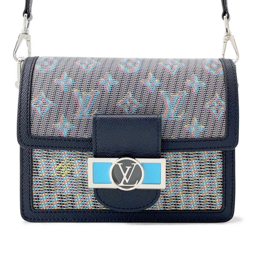 LOUIS VUITTON Dauphine Multicolor/BeigeM55454 Monogram LV Pop Size MINI