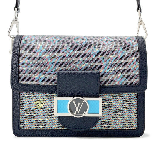 LOUIS VUITTON Dauphine Multicolor/BeigeM55454 Monogram LV Pop Size MINI