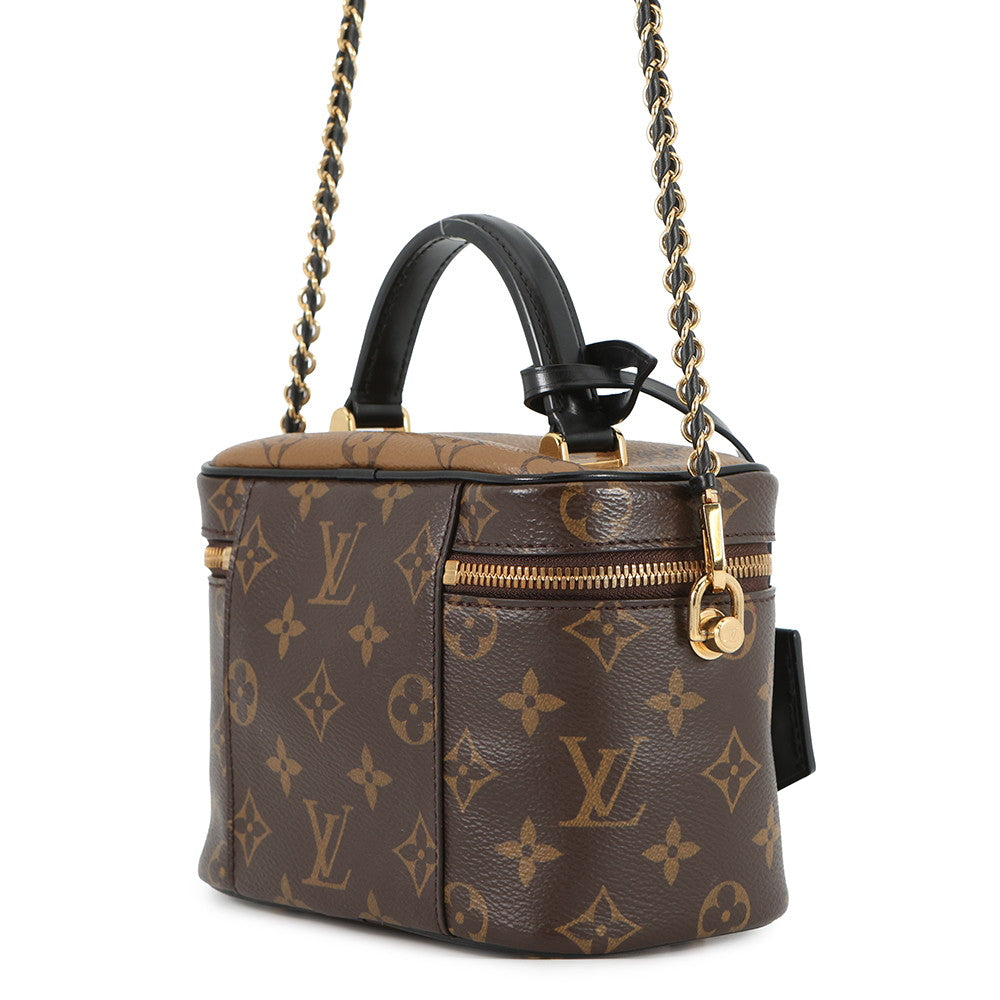 LOUIS VUITTON Vanity NV NoirM45165 Monogram Monogram Reverse Canvas Size PM