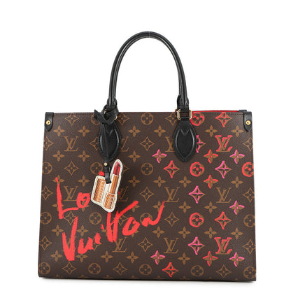 LOUIS VUITTON Fall in Love Onthego RedM45888 Monogram Size MM