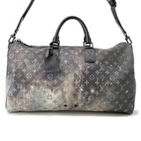 LOUIS VUITTON Keepall Bandouliere Black/MulticolorM44166 Monogram / Galaxy Size 50