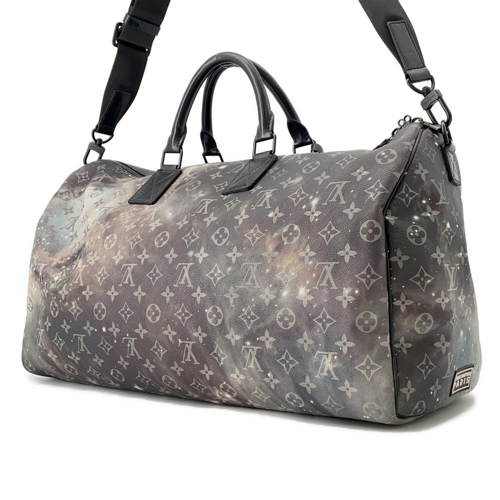 LOUIS VUITTON Keepall Bandouliere Black/MulticolorM44166 Monogram / Galaxy Size 50