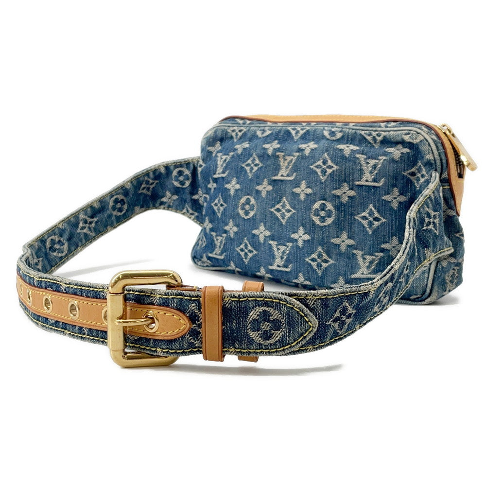 LOUIS VUITTON Bumbag Blue/YellowM95347 Monogram Denim