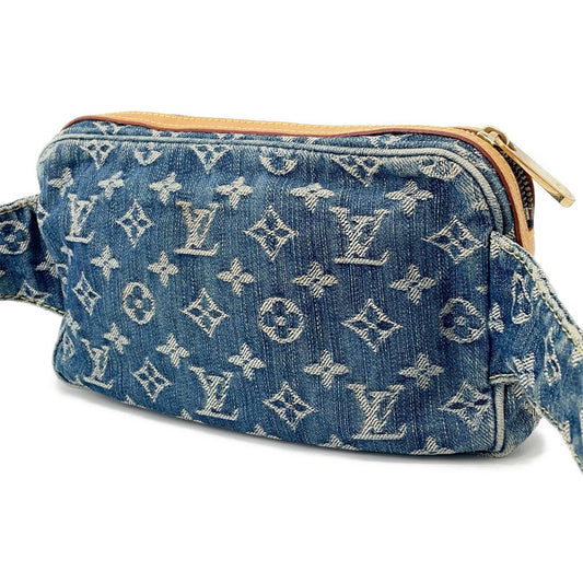 LOUIS VUITTON Bumbag Blue/YellowM95347 Monogram Denim