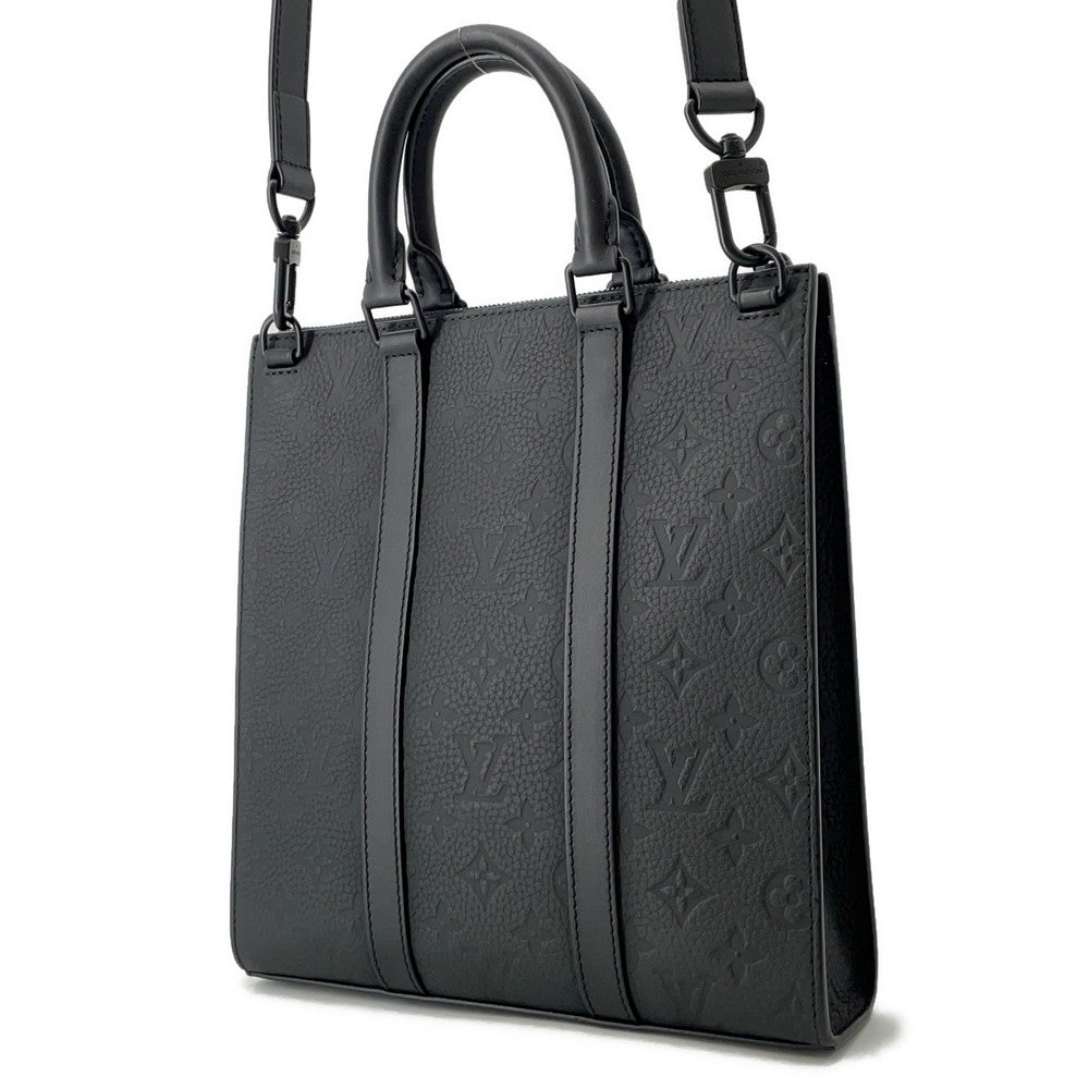 LOUIS VUITTON Sac Plat BlackM59960 Monogram?Taurillon