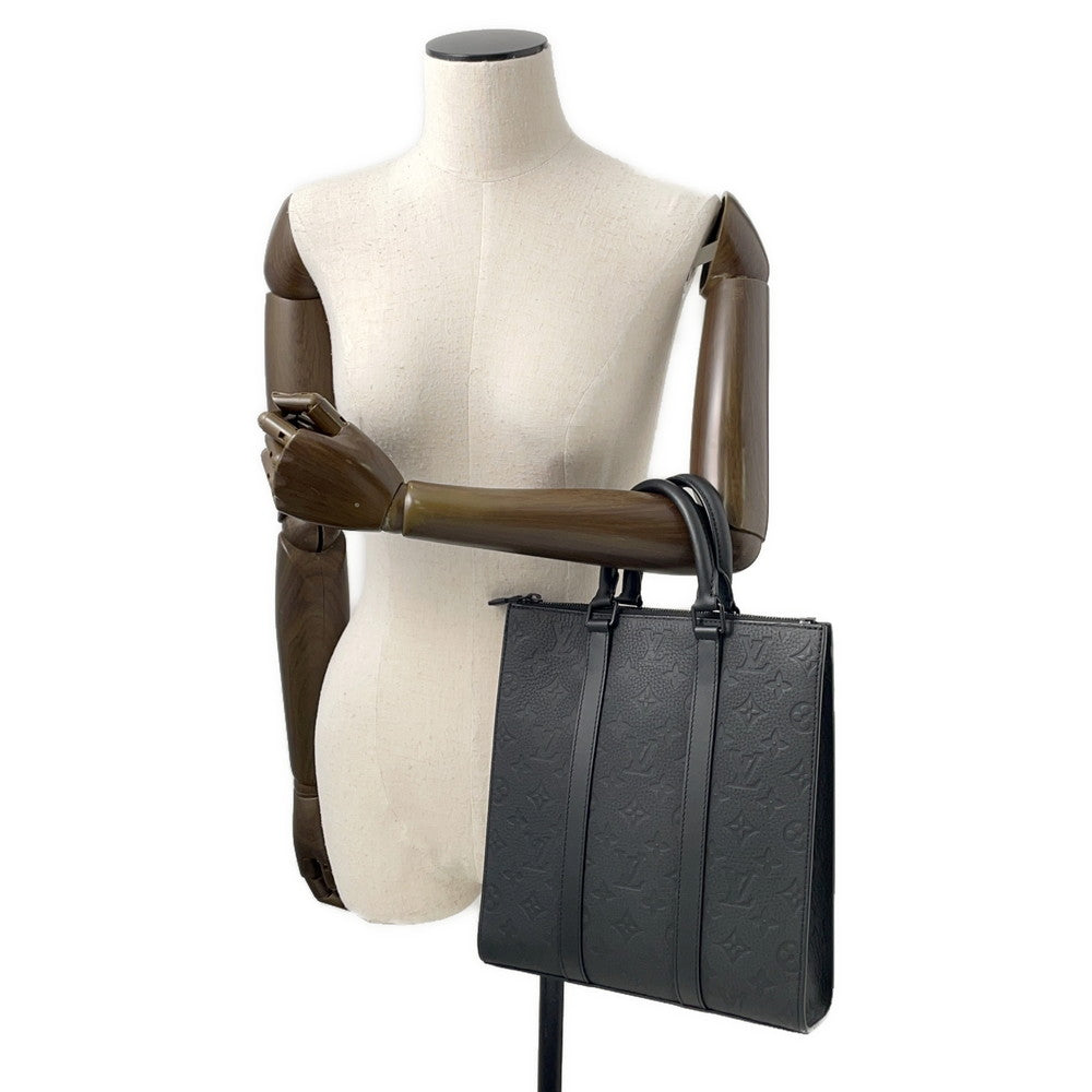 LOUIS VUITTON Sac Plat BlackM59960 Monogram?Taurillon