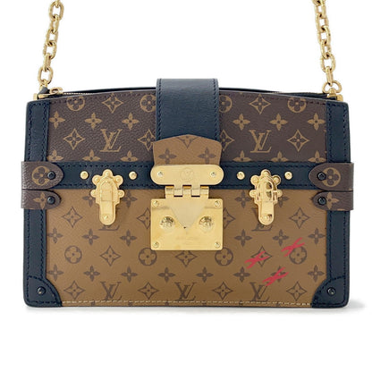 LOUIS VUITTON Trunk Clutch BrownM43596 Monogram Monogram Reverse Canvas