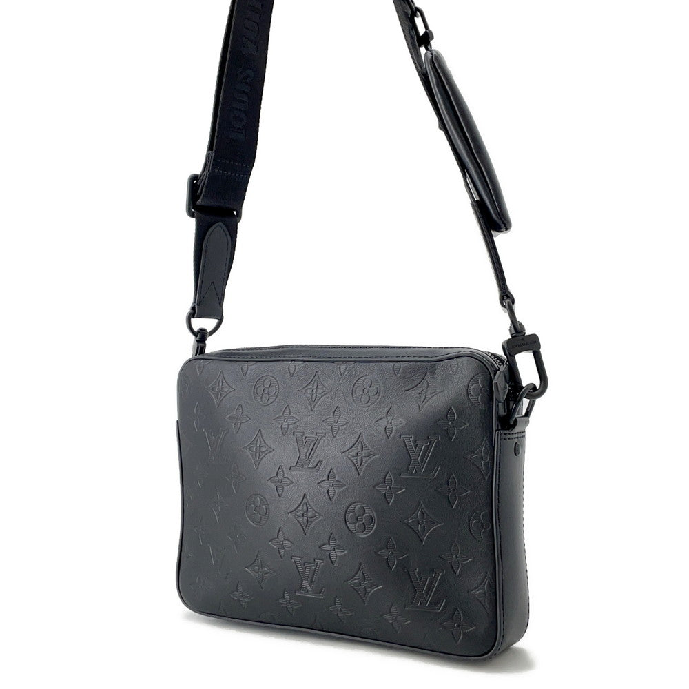 LOUIS VUITTON Duo messenger NoirM69827 Monogram Shadow