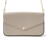 LOUIS VUITTON Felicie Pochette BeigeM68758 Epi Leather