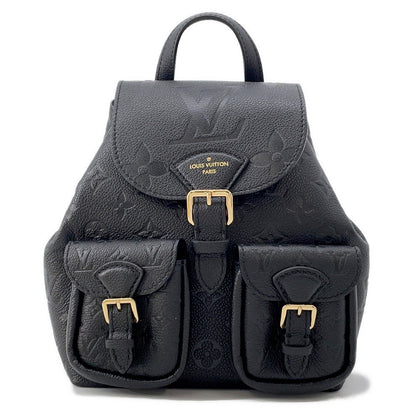 LOUIS VUITTON backup NoirM47072 Monogram Empreinte Leather