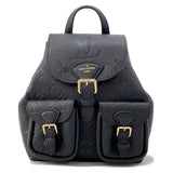 LOUIS VUITTON backup NoirM47072 Monogram Empreinte Leather