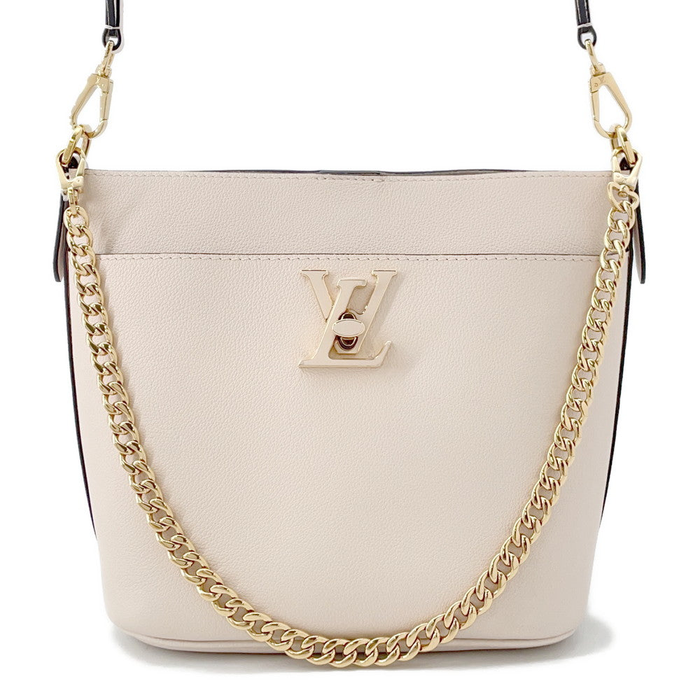 LOUIS VUITTON Lock Me Padlock & Walk QuartzM24638 Grained Calf Leather