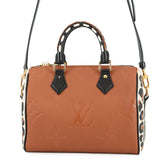 LOUIS VUITTON Speedy Bandouliere BrownM45840 Monogram Empreinte Leather Wild at Heart Size 25