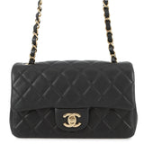 CHANEL Mini Matelasse Single Chainshoulder Bag BlackA69900 Lambskin Size 20