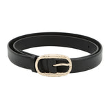 CHANEL CC Logo Belt BlackAAB177 Leather Size 80/32