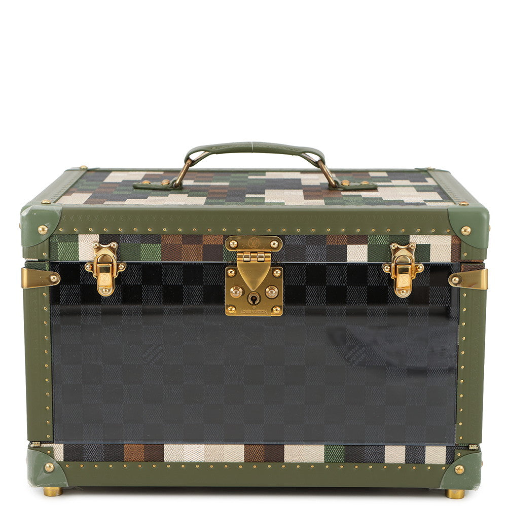 LOUIS VUITTON Shoe Box Pharrell Williams Khaki/Multicolor/TransparentM10295 Damier Damoflage