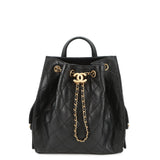 CHANEL CHANEL 25 Medium Backpack BlackAS5600 Caviar Leather Size Medium