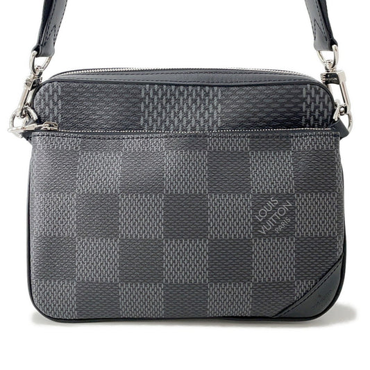 LOUIS VUITTON 3D Trio Messenger NoirN50017 Damier Graphite 3D
