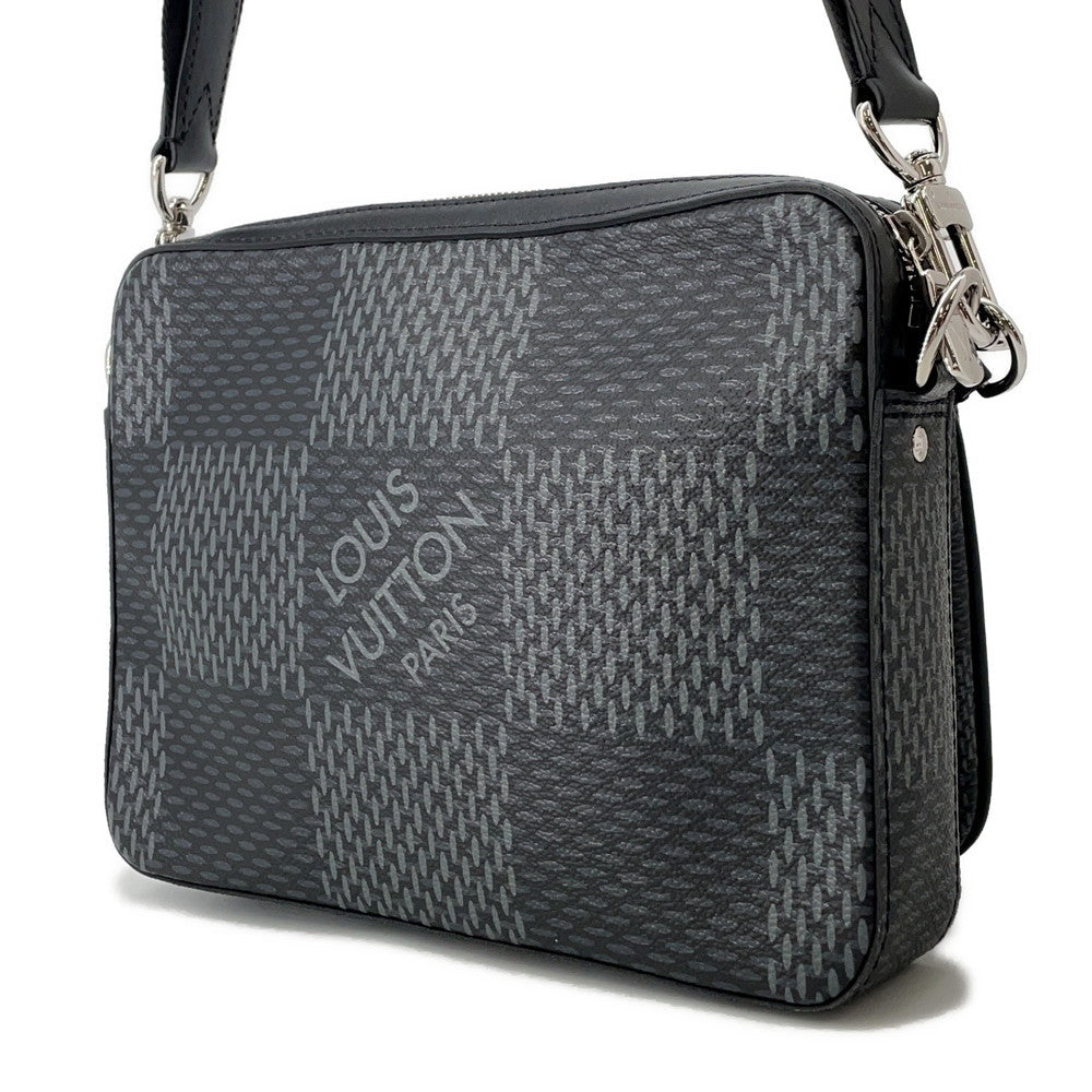 LOUIS VUITTON 3D Trio Messenger NoirN50017 Damier Graphite 3D