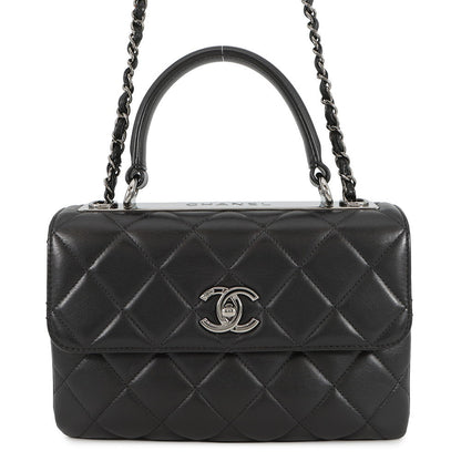 CHANEL Trendy CC top handle BlackA92236 Lambskin