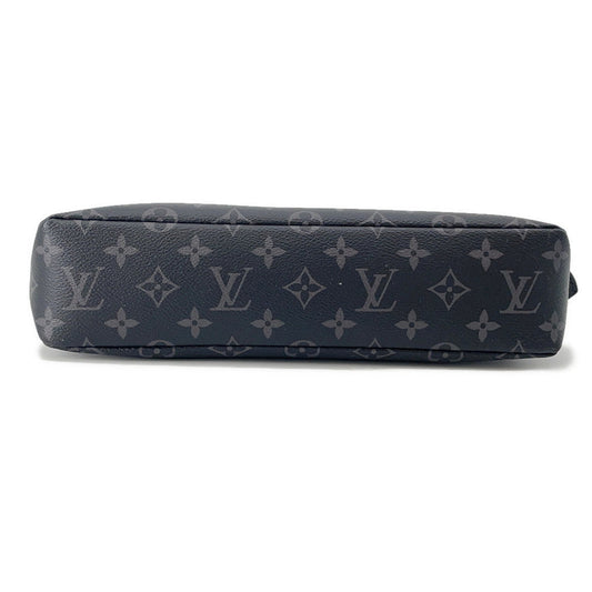 LOUIS VUITTON Pochette Voyage Souple NoirM82543 Monogram Eclipse
