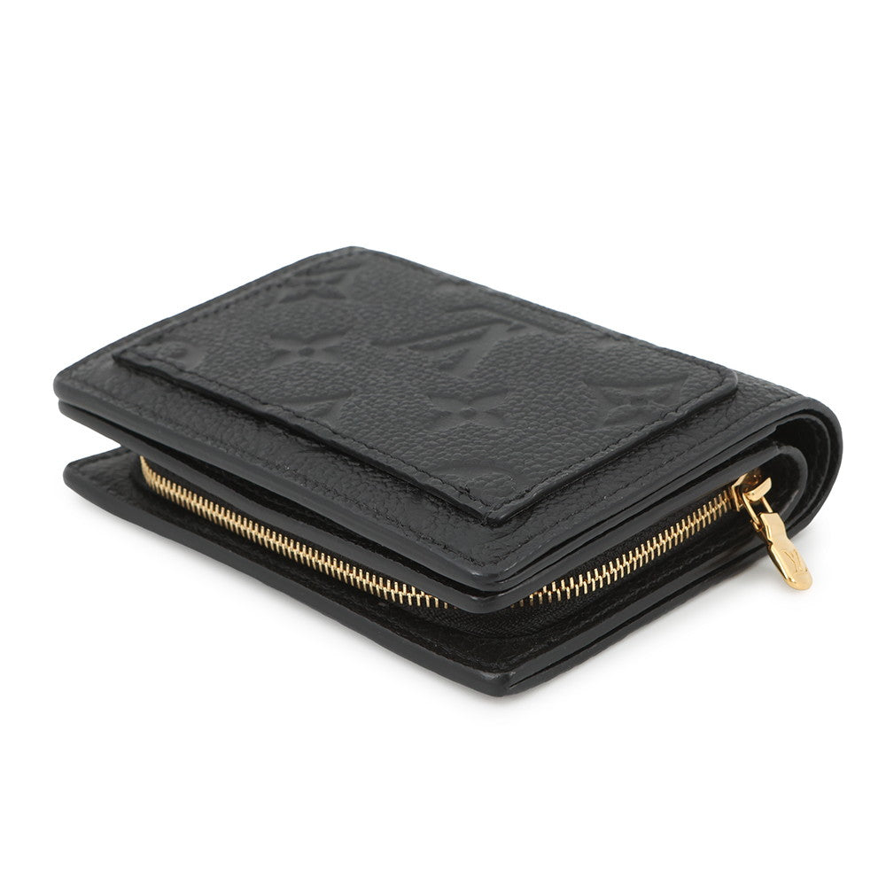 LOUIS VUITTON Portefeuille Clare NoirM80151 Monogram Empreinte Leather